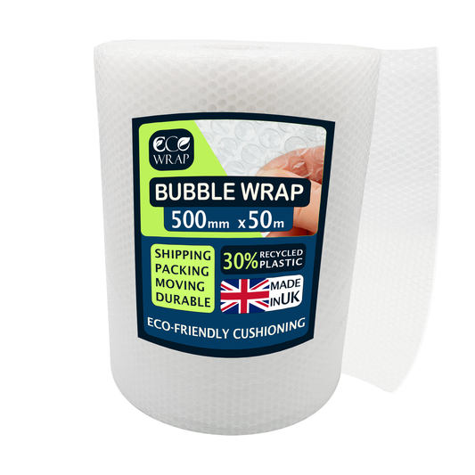 Bubble Wrap 500mm x 50M Roll - Strong Bubbles